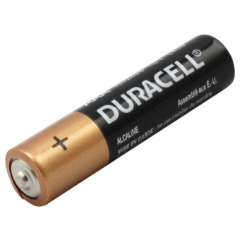 Батарейки КОМПЛЕКТ 4 шт. (отрывной блок), DURACELL Simply, ААА (LR03, 24А), алкалиновые, мизинчиковы