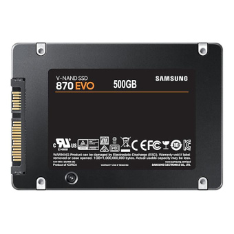 Накопитель SSD Samsung 870 EVO 500 ГБ (MZ-77E500BW)