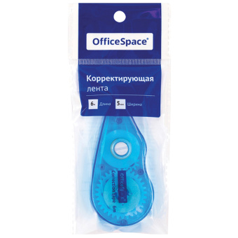 Корректирующая лента OfficeSpace, 5мм*6м, европодвес