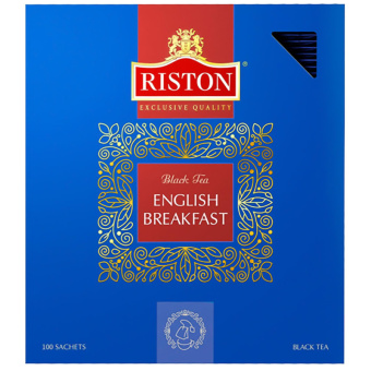 Чай Riston English Breakfast черный, 2гх100пак