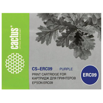 Картридж матричный CACTUS (CS-ERC09) для EPSON ERC09, пурпурный, ресурс 220 тыс. знаков