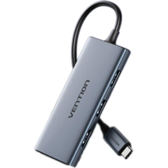 Разветвитель Vention (TOOHB) USB Type C 6 в 1