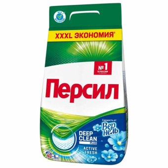 Стиральный порошок-автомат 6 кг, PERSIL (Персил), "Свежесть от Vernel", 2467899