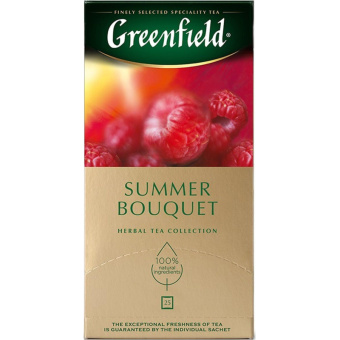 Чай Greenfield Summer Bouquet фруктовый фольгир.25пак/уп