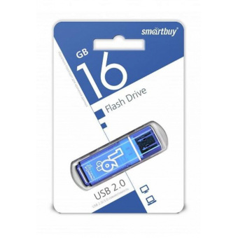 Флеш-память Smartbuy 16GB Glossy series Blue