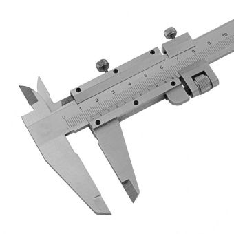 Штангенциркуль 200 мм, цена деления 0,02 мм, металлический, с глубиномером