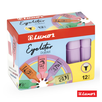 Текстовыделители Luxor "Eyeliter Pastel" пастельный фиолетовый, 1-4,5мм