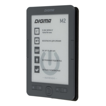 Книга электронная E-book Digma M2 d.gry