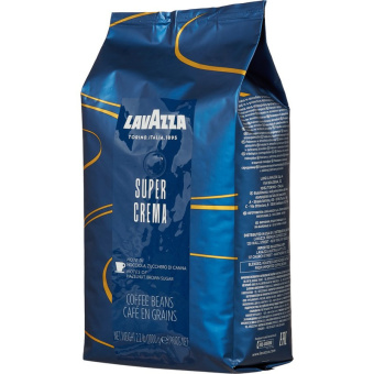 Кофе Lavazza Super Crema в зернах, 1 кг