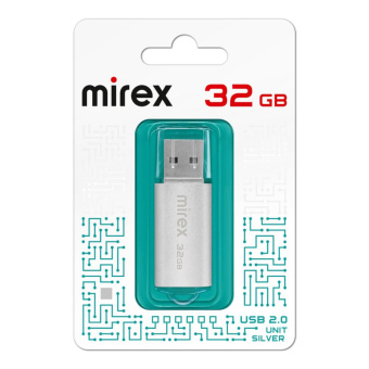 Флешка USB 2.0 32 ГБ Mirex Unit (13600-FMUUSI32)