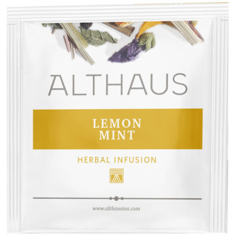 Чайный напиток Напиток травяной в пирамидках Althaus Lemon Mint, 15х2,75гр