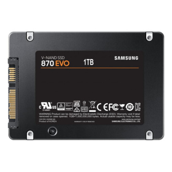 SSD накопитель Samsung 870 EVO 1 ТБ (MZ-77E1T0BW)