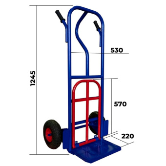 Тележка грузовая КГ-250П универсальная (до 250 кг)