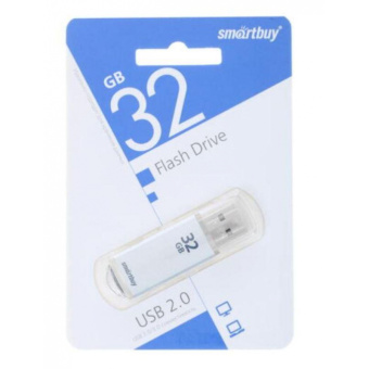 Флеш-память Smartbuy 32GB V-Cut Silver