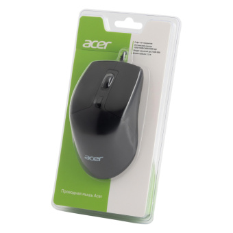 Мышь компьютерная Acer OMW130 black (3600dpi) USB(ZL.MCEEE.00J)