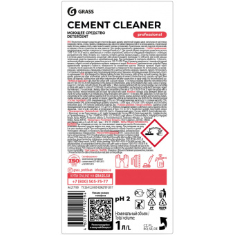 Профхим послестрой кисл д/удал строй.смес Grass/Cement Cleaner,1л