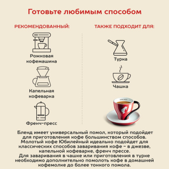 Кофе молотый Julius Meinl Jubilaum, 500гр