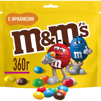 Драже M&M`s с арахисом 360г