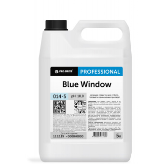 Профессиональное моющее средство для стекол Pro-Brite Blue Window 5 литров (готовый к применению препарат)