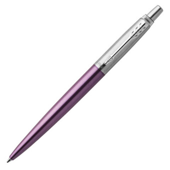 Ручка шариковая PARKER "Jotter Core Victoria Violet CT", корпус фиолетовый, хромированные детали, си