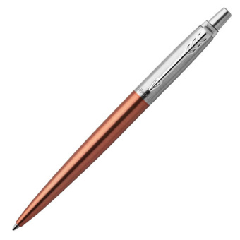 Ручка шариковая PARKER "Jotter Core Chelsea Orange CT", корпус оранжевый, хромированные детали, синя