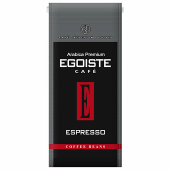 Кофе в зернах EGOISTE "Espresso", арабика 100%, 1000 г, вакуумная упаковка, EG10004021