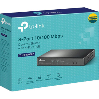 Коммутатор TP-LINK TL-SF1008LP PoE