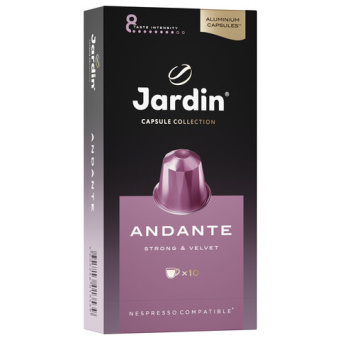 Кофе в капсулах JARDIN "Andante" для кофемашин Nespresso, 10 порций, 1353-10